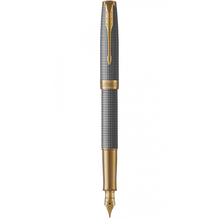 Перова ручка Parker SONNET 17 Cisele Silver GT FP F 88 211