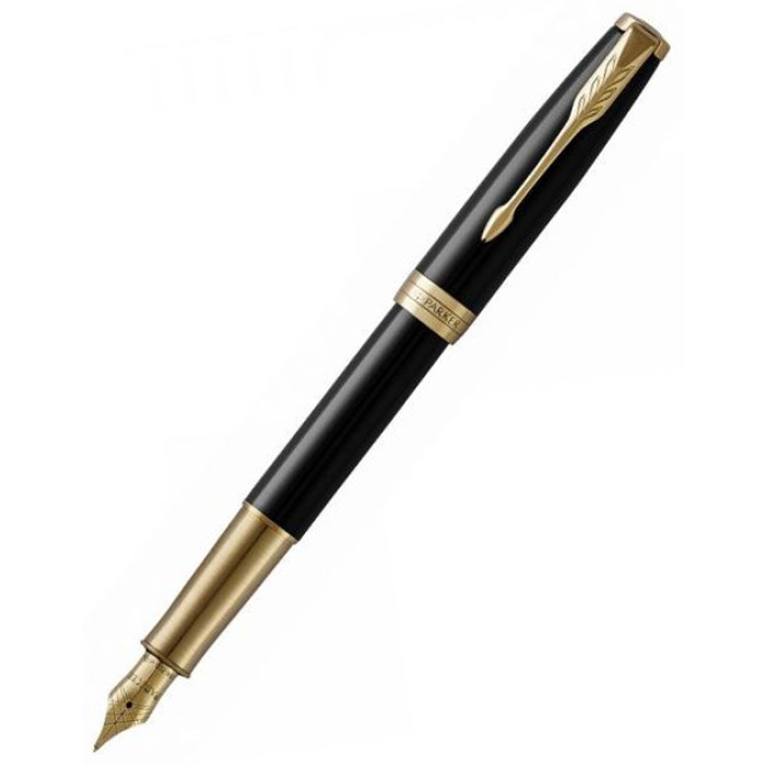 Перова ручка Parker SONNET 17 Black Lacquer GT FP F 86 011