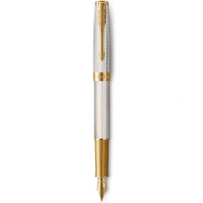 Ручка перьевая Parker SONNET 17 Silver Mistral GT FP F 88 611