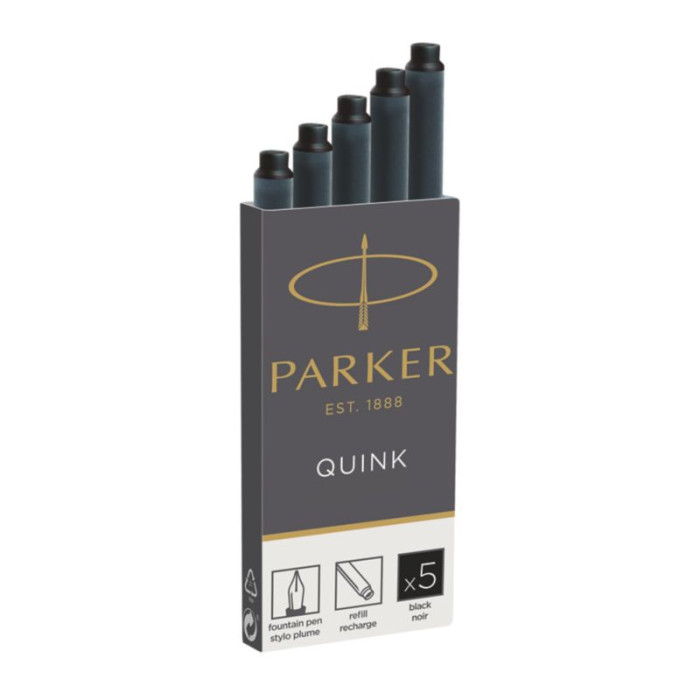 Картриджи Parker Quink /5шт. черн. 11 410BK