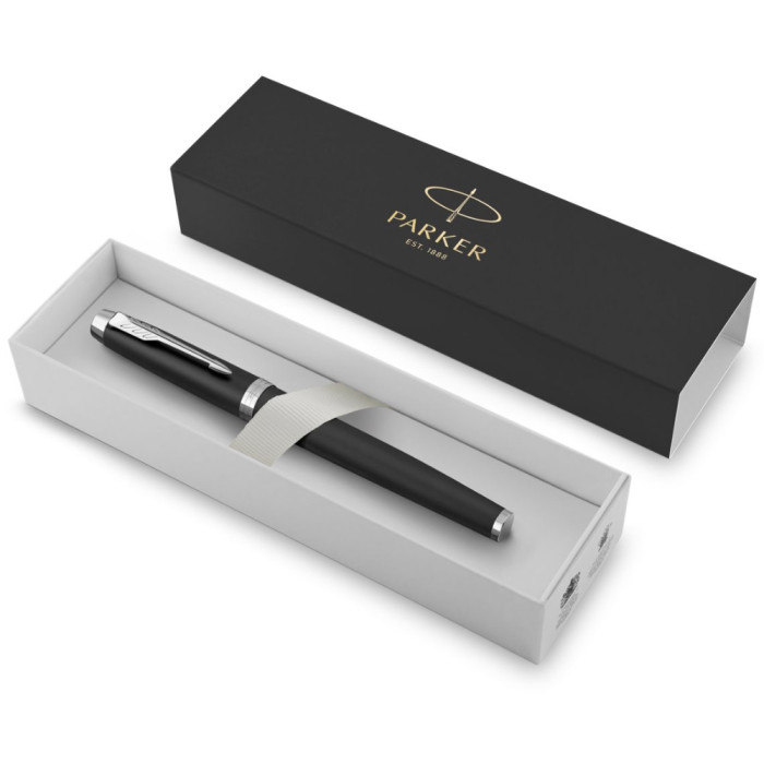 Ручка перьевая Parker IM Matte Black CT FP F 26 111