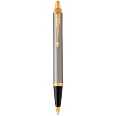 Шариковая ручка Parker IM 17 Brushed Metal GT BP 22 232