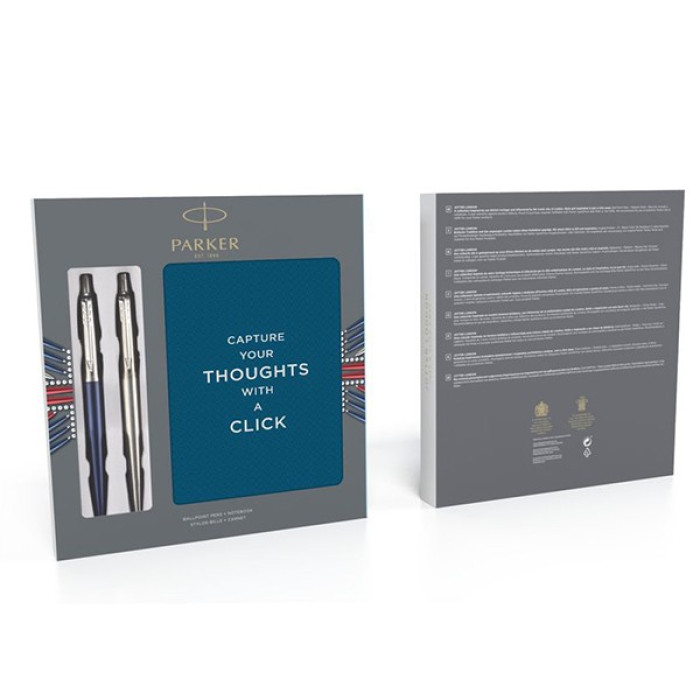 НАБОР ДВЕ РУЧКИ PARKER JOTTER + БЛОКНОТ 16 972B18