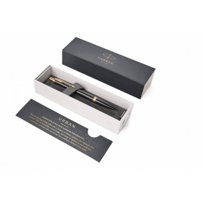 Кулькова ручка Parker URBAN 17 Muted Black GT BP 30 032