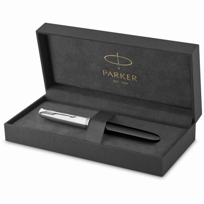 Ручка перьевая Parker PARKER 51 Black CT FP F 55 011