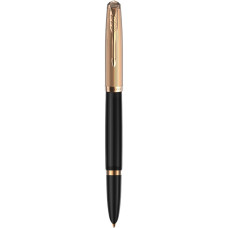 Ручка перьевая Parker 51 Premium Black GT FP18 F 57 011