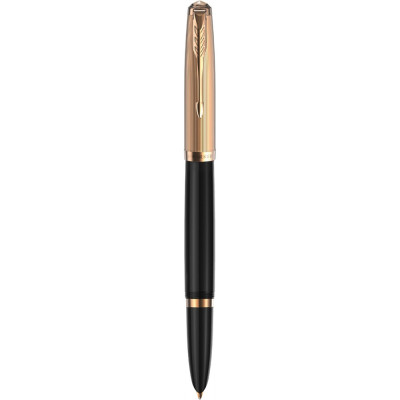 Ручка перьевая Parker 51 Premium Black GT FP18 F 57 011