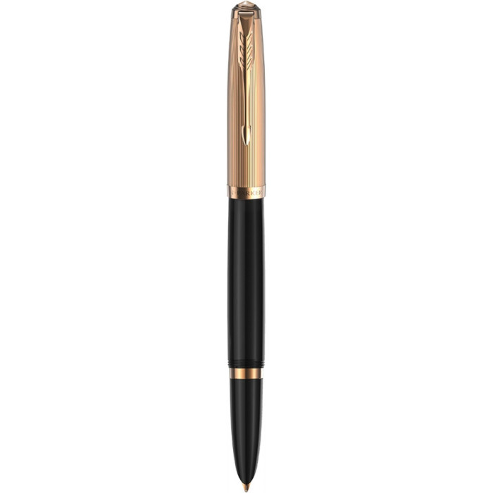 Ручка перьевая Parker 51 Premium Black GT FP18 F 57 011