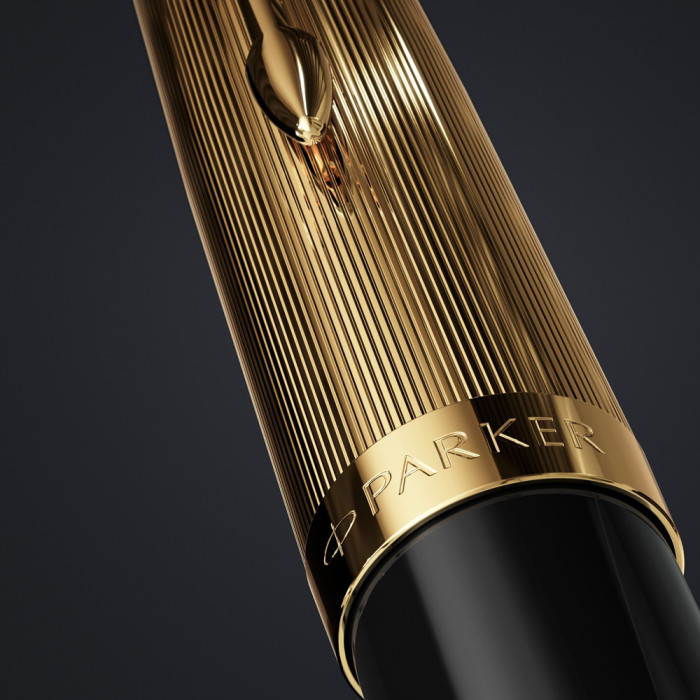 Ручка перьевая Parker 51 Premium Black GT FP18 F 57 011