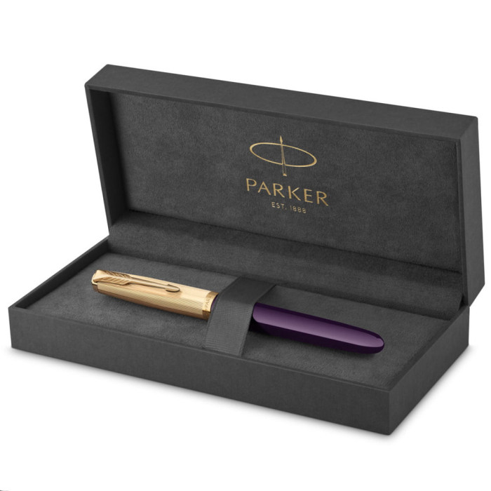 Ручка перьевая Parker 51 Premium Plum GT FP F 57 111