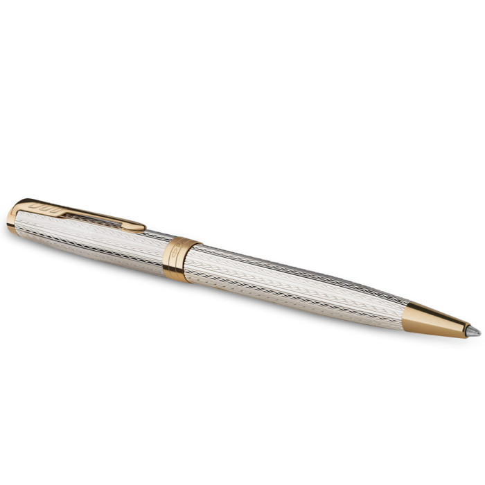 Ручка шариковая Parker SONNET 17 Silver Mistral GT BP 88 632