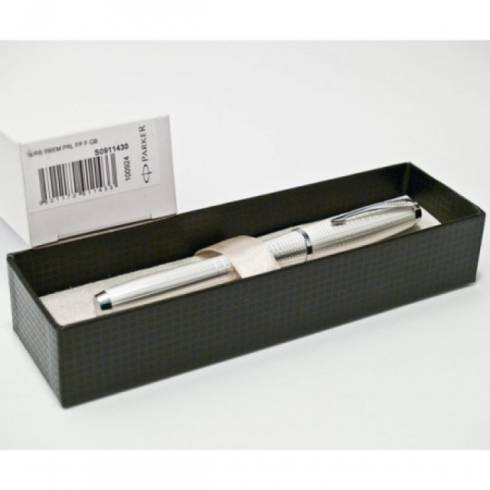 Ручка перьевая Parker Urban Premium Pearl Metal Chiselled FP 21 212Б