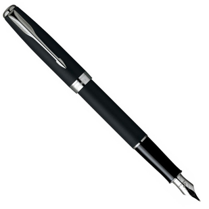 Ручка Parker Sonnet 08 Matte Black CT FP F 84 412C