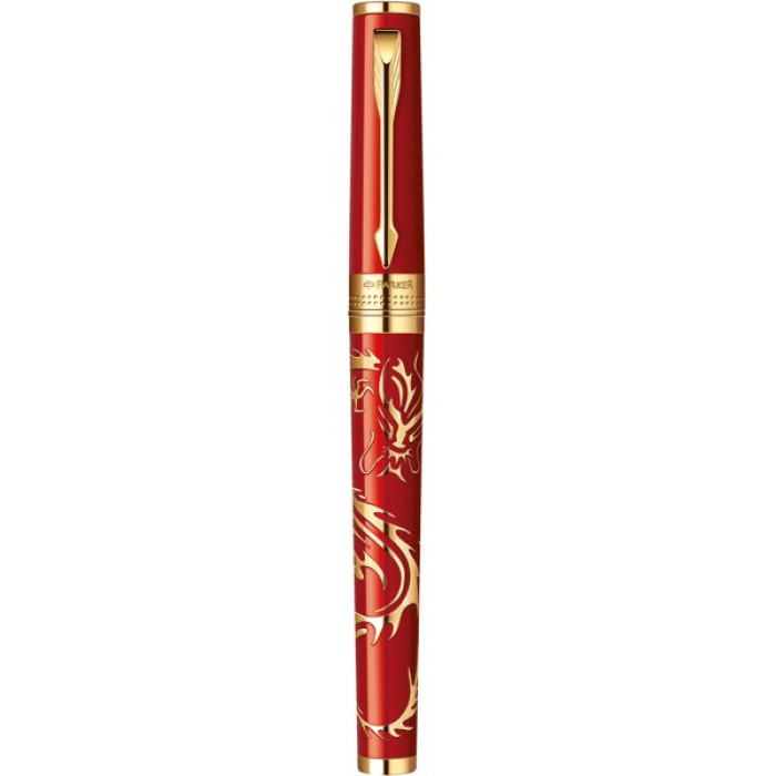 Ручка роллер Parker Ingenuity Red Dragon GT 5TH (Lim.Ed) 90 652R