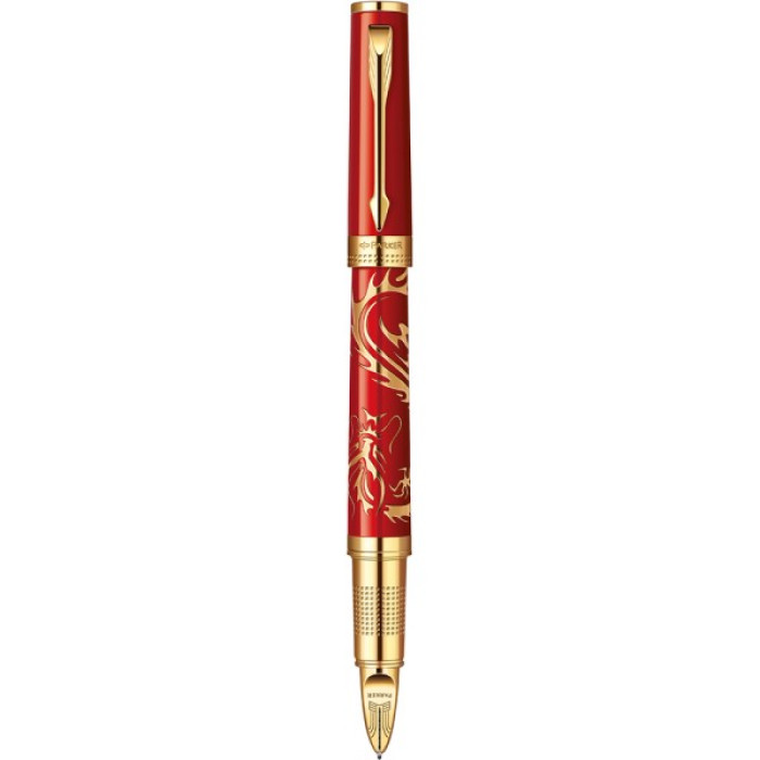 Ручка роллер Parker Ingenuity Red Dragon GT 5TH (Lim.Ed) 90 652R