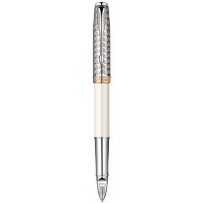 Ручка роллер Parker Sonnet Metal & Pearl CT 5TH 85 552M