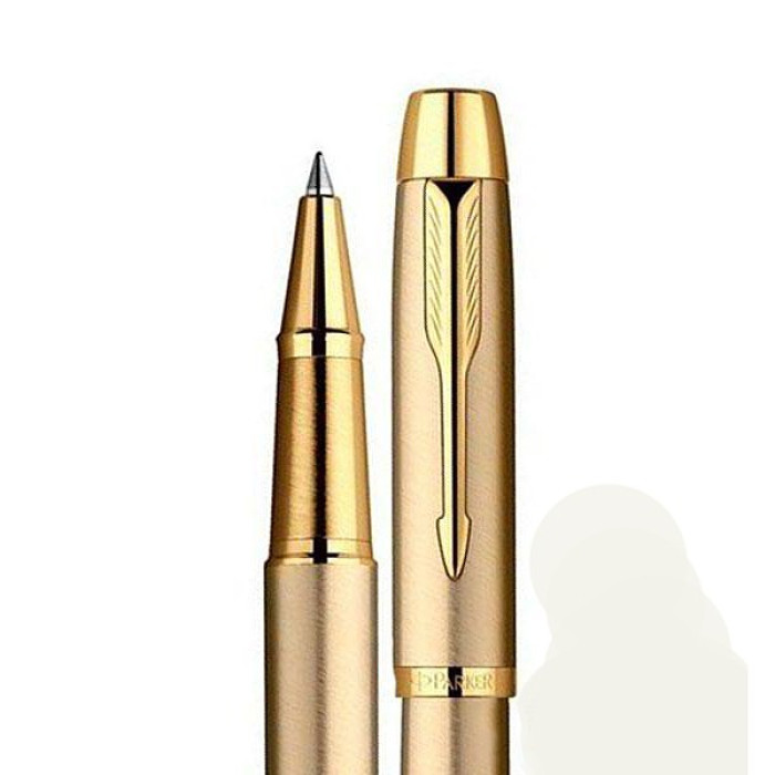 Ручка роллер Parker IM Brushed Metal Gold GT RB 20 322G
