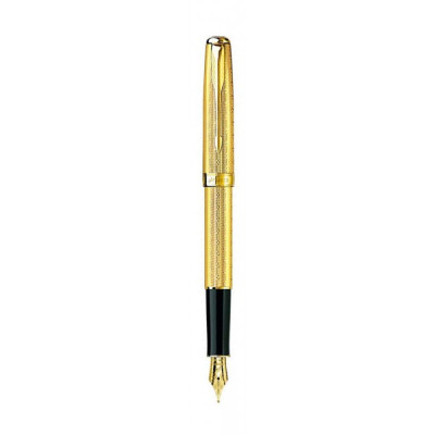Перьевая ручка Parker Sonnet Chiselled Gold GT FP 85 412G