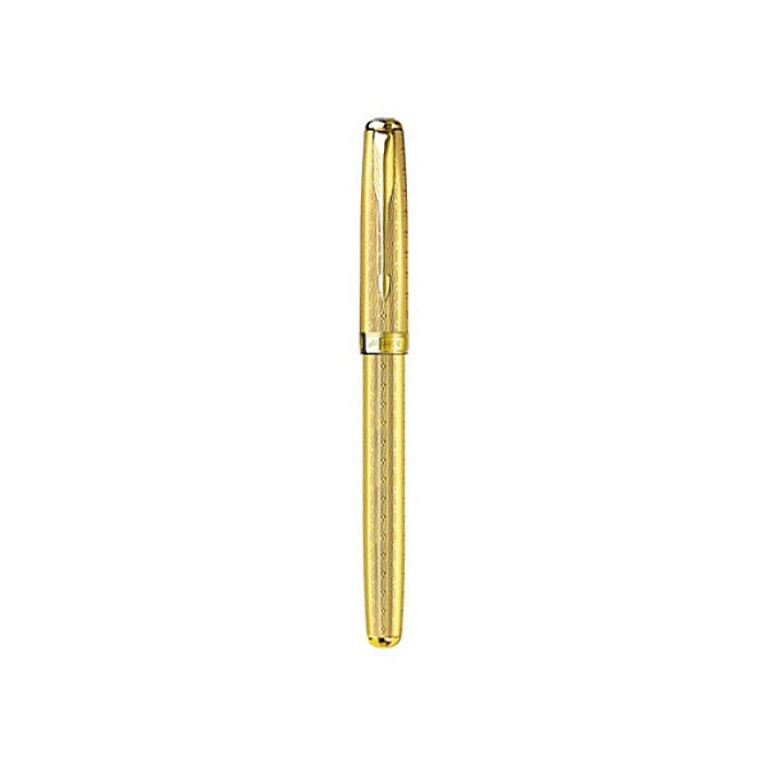 Перова ручка Parker Sonnet Chiselled Gold GT FP 85 412G