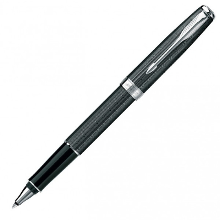 Ручка роллер Parker Sonnet Chiselled Carbon PT RB 85 422K
