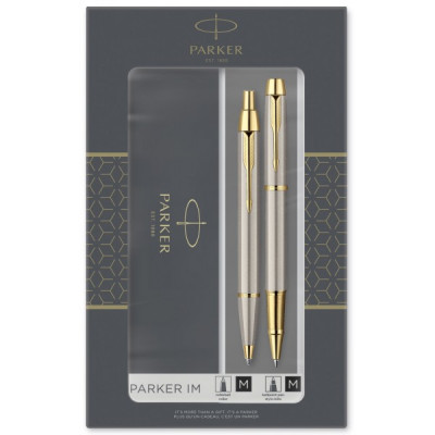 Набір ручек Parker IM Brushed Metal GT RB+BP DUOSETS 20 392Tb19