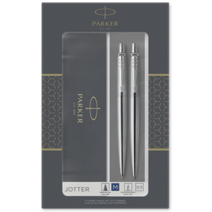 Набір ручек Parker JOTTER 17 SS CT BP+PCL DUOSETS 16 172b19
