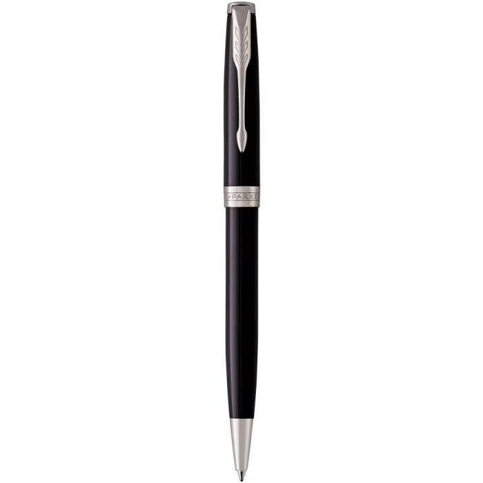 Ручка кулькова Parker SONNET 17 Black Lacquer CT BP 86 132