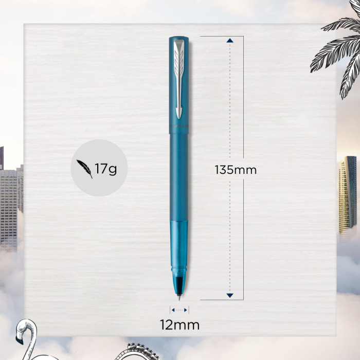 Ручка-ролер Parker VECTOR XL Metallic Teal CT RB 06 222