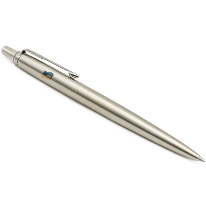 Ручка кулькова Parker JOTTER UKRAINE Stainless Steel CT BP Прапор синьо-жовт. на ковп. 16132_T008c2