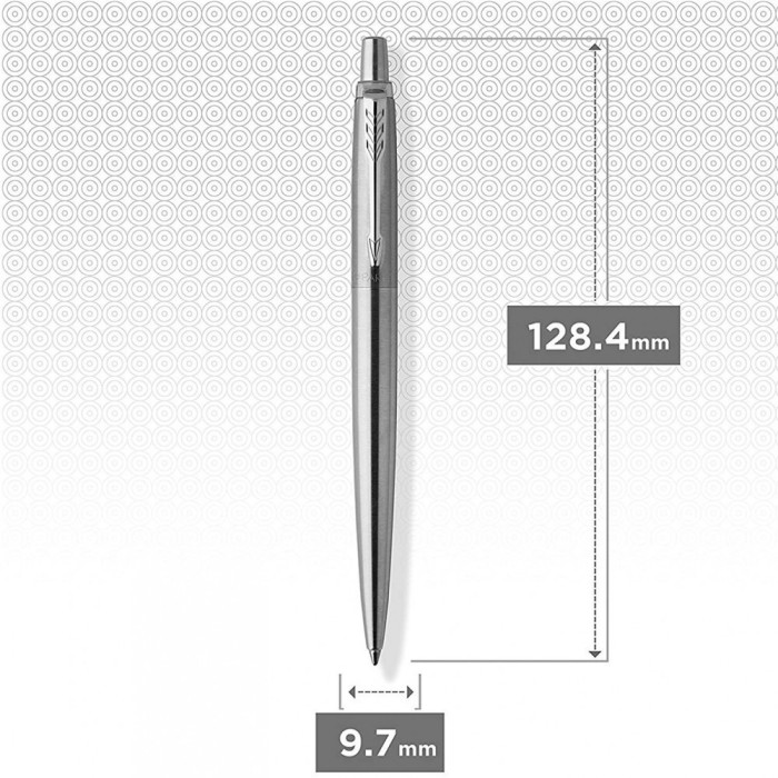 Ручка кулькова Parker JOTTER UKRAINE Stainless Steel CT BP Тризуб + Все буде Україна! 16132_T214b