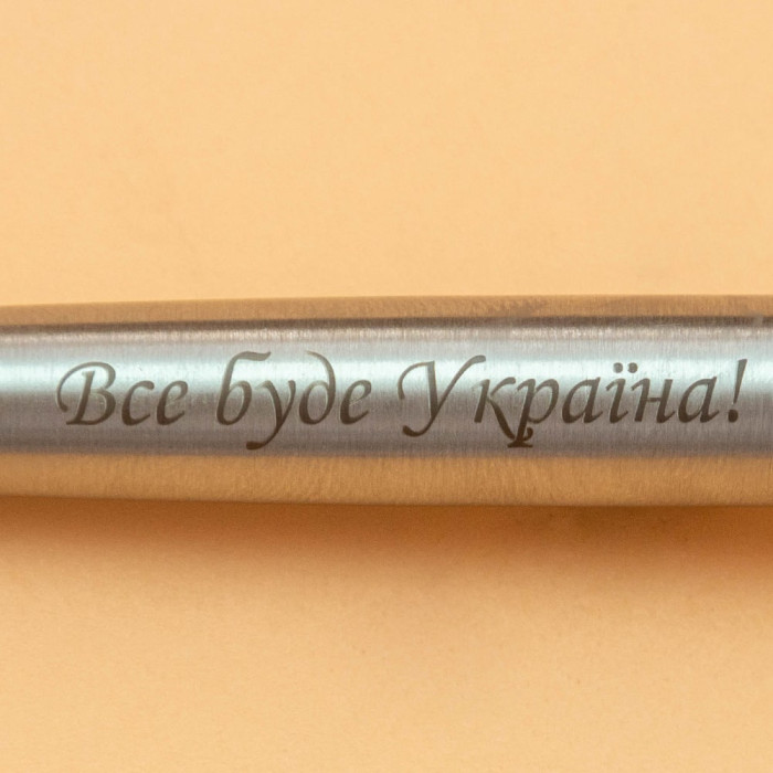 Ручка кулькова Parker JOTTER UKRAINE Stainless Steel CT BP Тризуб + Все буде Україна! 16132_T214b