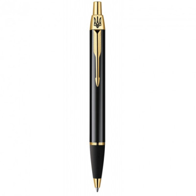 Ручка шариковая Parker IM Black GT BP Трезубец 20 332Ч_TR