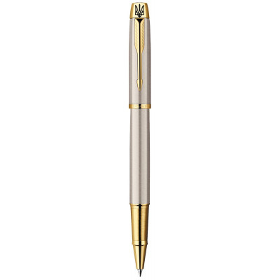 Ручка роллер Parker IM Brushed Metal GT RB Трезубец 20 322T_TR