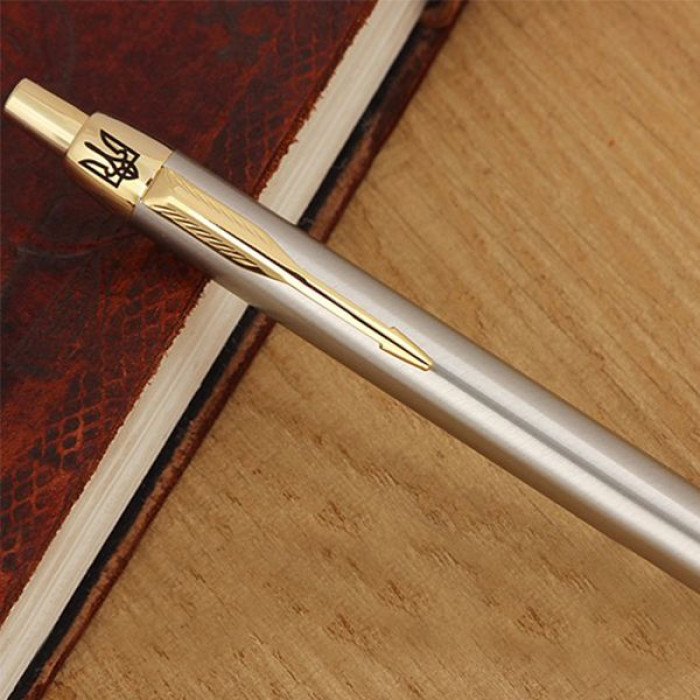 Кулькова ручка Parker IM Brushed Metal GT BP 20 332T_TR