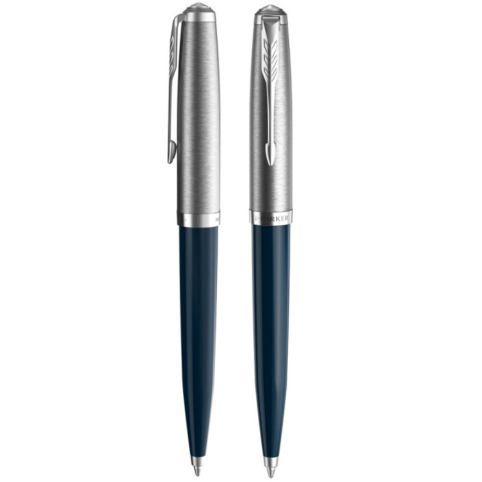 Ручка кулькова Parker 51 Midnight Blue CT BP 55 232