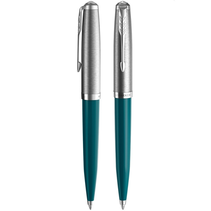Ручка кулькова Parker 51 Teal Blue CT BP 55 332