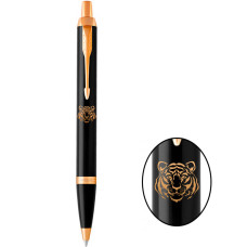 Ручка кулькова Parker IM 17 Black GT BP Тигр 22 032_Z101