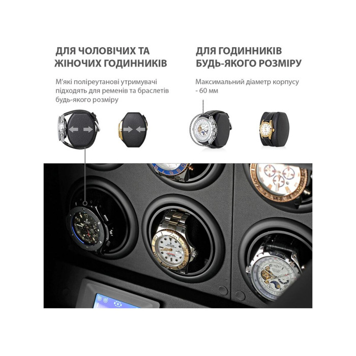 Сейф-шкатулка для підзаводу годинників Rothenschild LT-8-B-SPU