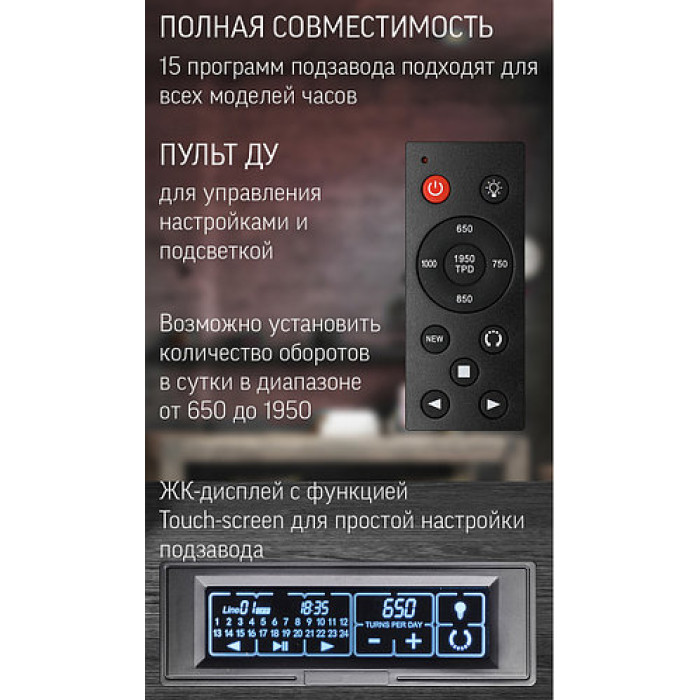 Скринька Rothenschild для підзаводу годинників RS-LTG8008EF-D