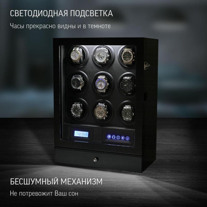 Шкатулка для підзаводу годинників Rothenschild S209LT-P-5V-M