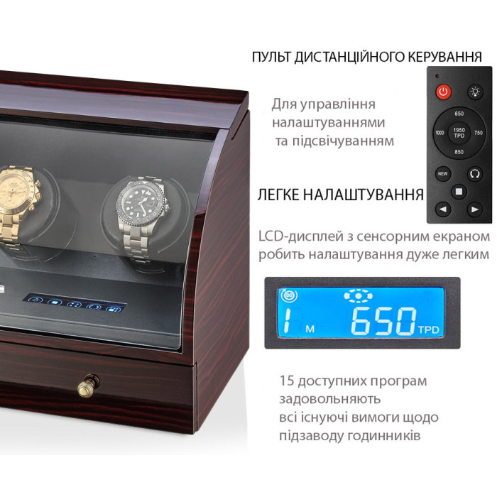 Скринька Rothenschild для підзаводу годинників 90322EB-N