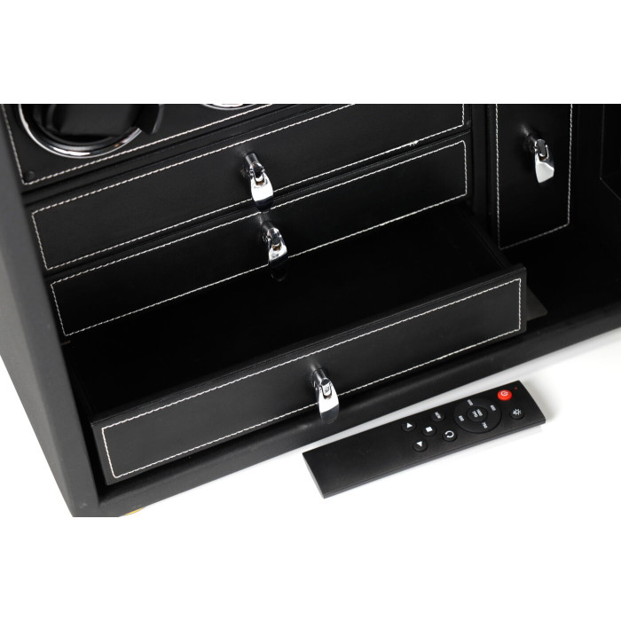 Сейф Salvadore для підзаводу 6 годинників Mini Black Safe