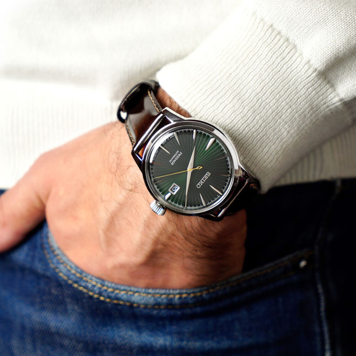 Годинник SEIKO PRESAGE COCKTAIL TIME MOCKINGBIRD SRPD37J1