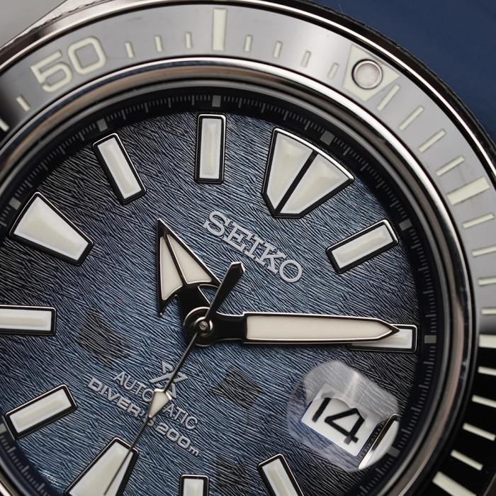Годинник SEIKO PROSPEX KING SAMURAI SAVE THE OCEAN DARK MANTA RAY SRPF79K1