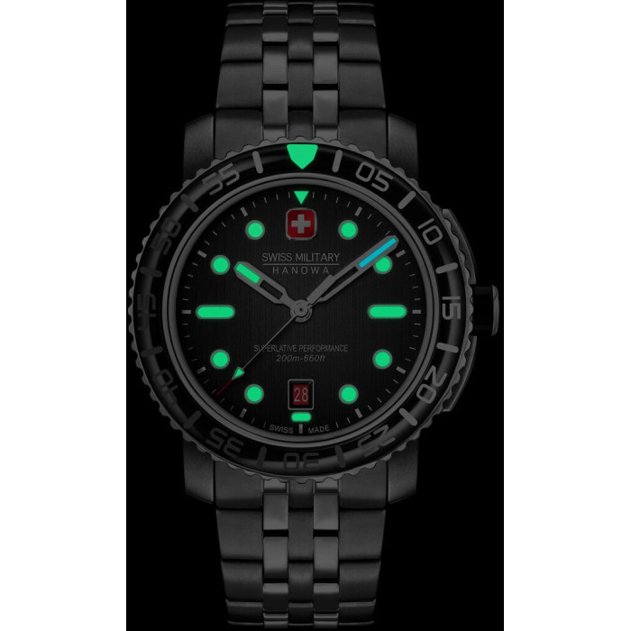 ГОДИННИК SWISS MILITARY HANOWA BLACK MARLIN SMWGH0001702