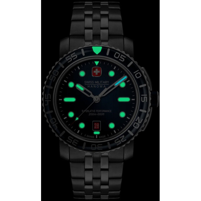 ГОДИННИК SWISS MILITARY HANOWA BLACK MARLIN SMWGH0001703