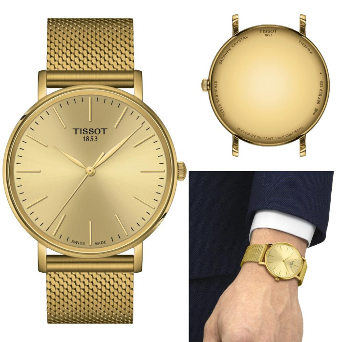 Годинник TISSOT EVERYTIME GENT T143.410.33.021.00