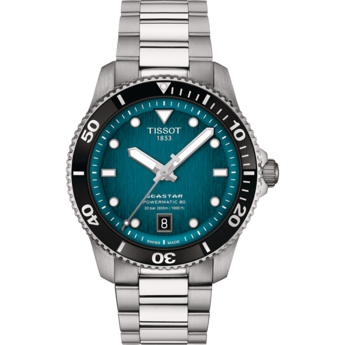Годинник Tissot Seastar 1000 Powermatic 80 40mm T120.807.11.091.00