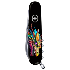 Ніж Victorinox Spartan Zodiac 91мм/12функ/чорн /Яскравий дракон Vx13603.3_Z3330u	