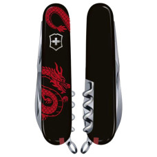 Ніж Victorinox Spartan Zodiac 91мм/12функ/чорн /Червоний дракон Vx13603.3_Z3361u